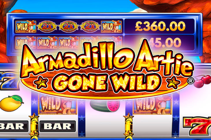 Armadillo Artie Gone Wild - DWG slot at Bruno Casino Casino