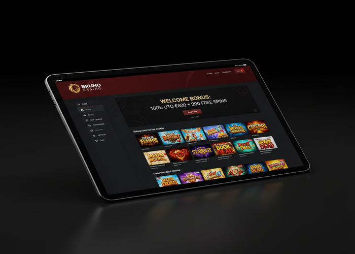 Bruno Casino Casinò su tablet